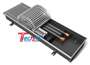 Купить внутрипольный конвектор Техно Vent 4000 мм с вентилятором